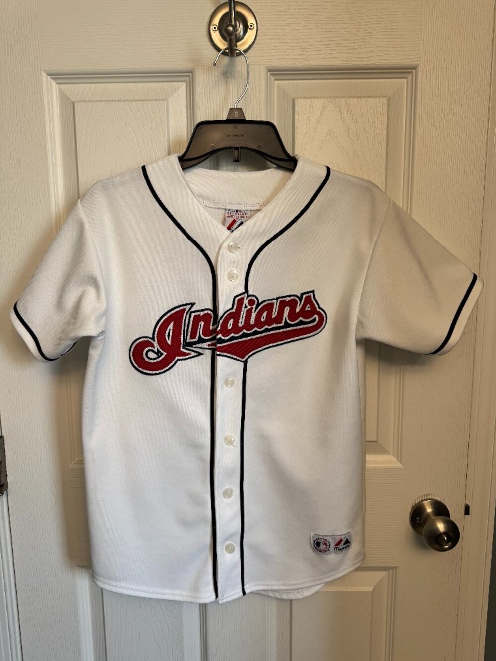 Cleveland Indians Hafner #48 Jersey Women’s Large Majestic MLB